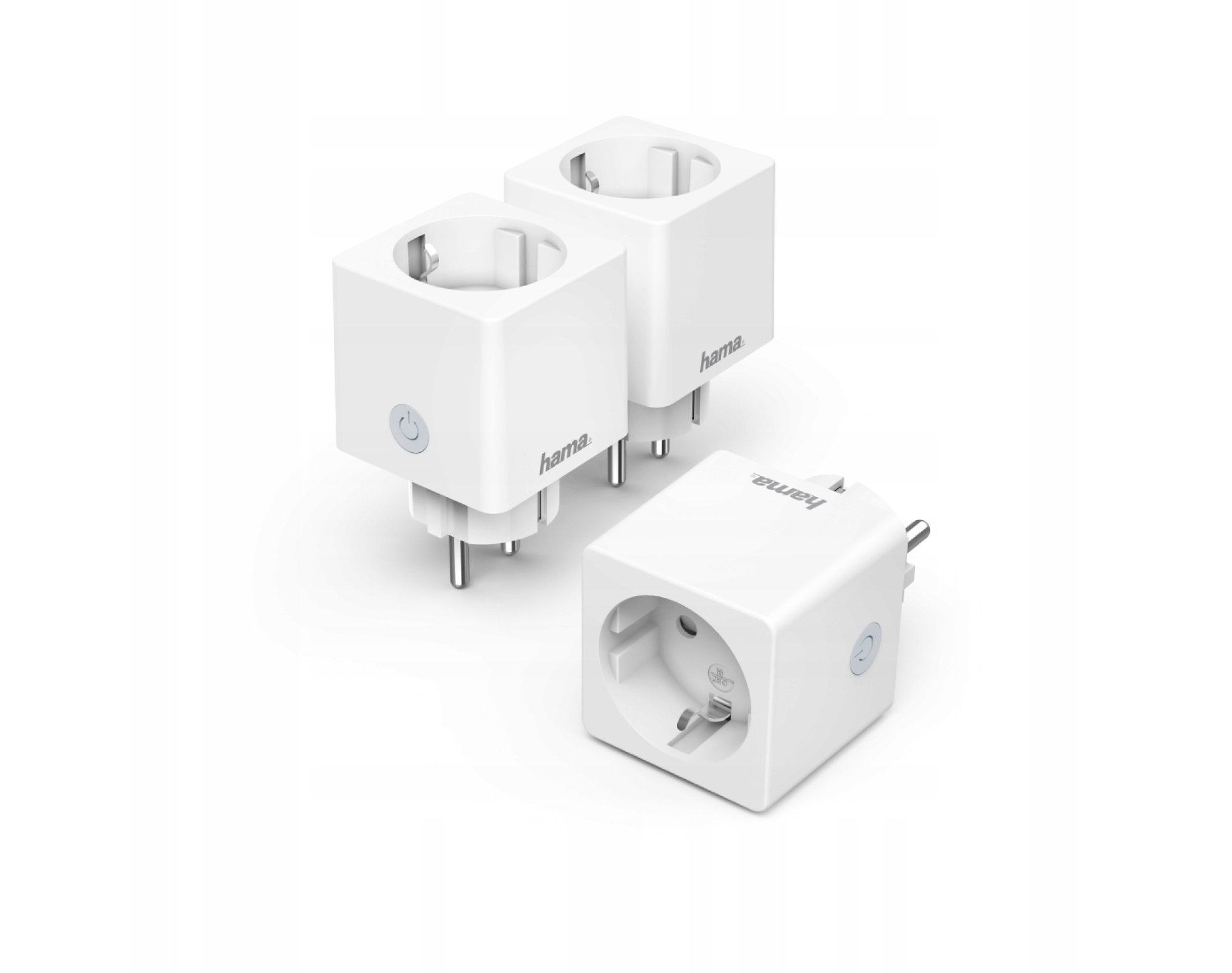 Hama Gniazdo 230V, WiFi, 16A, 3680W, 3 sztuki, recenzja, specyfikacja, opinie