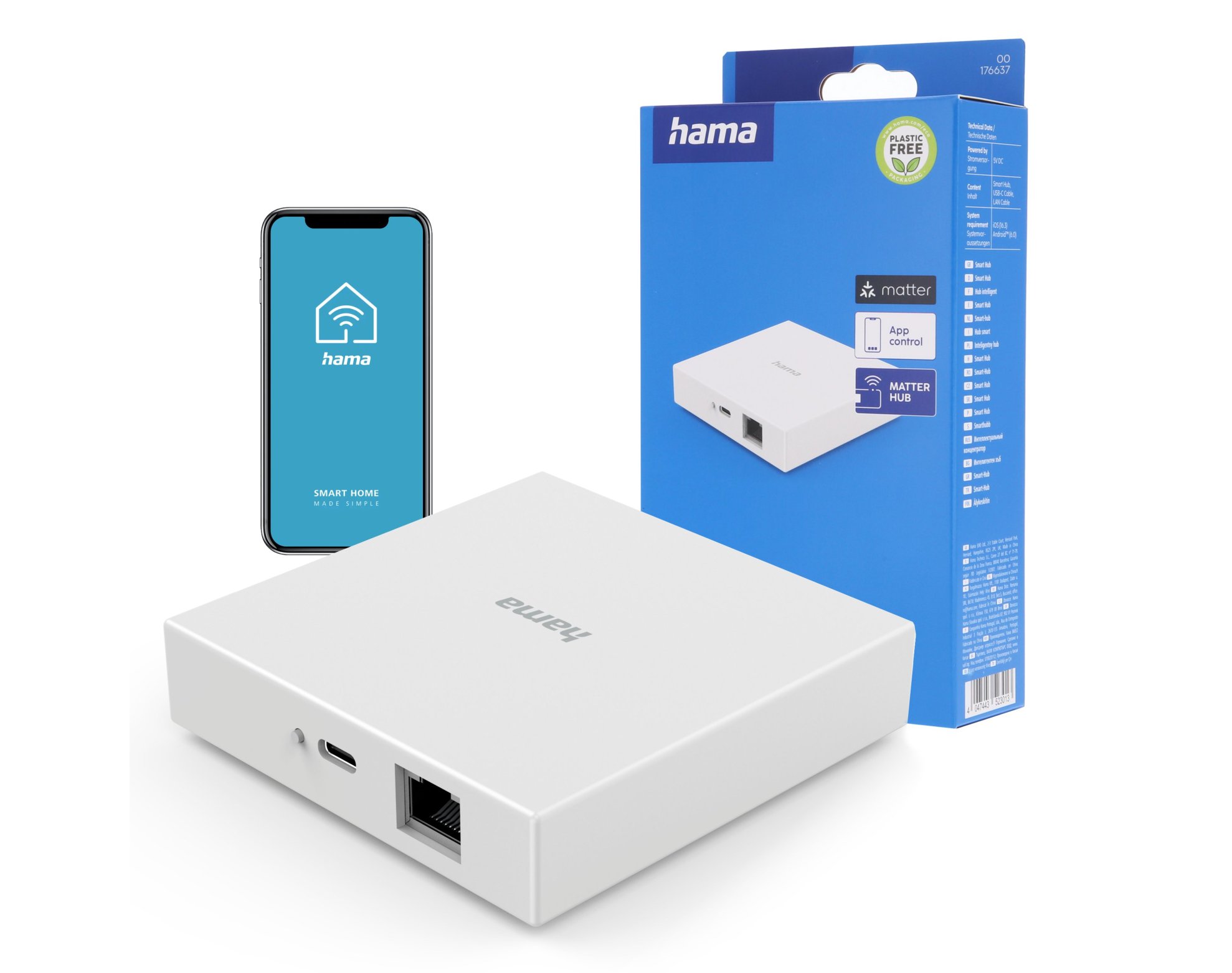 Hama mostek bridge WiFi Zigbee Thread Matter, centralka smart home