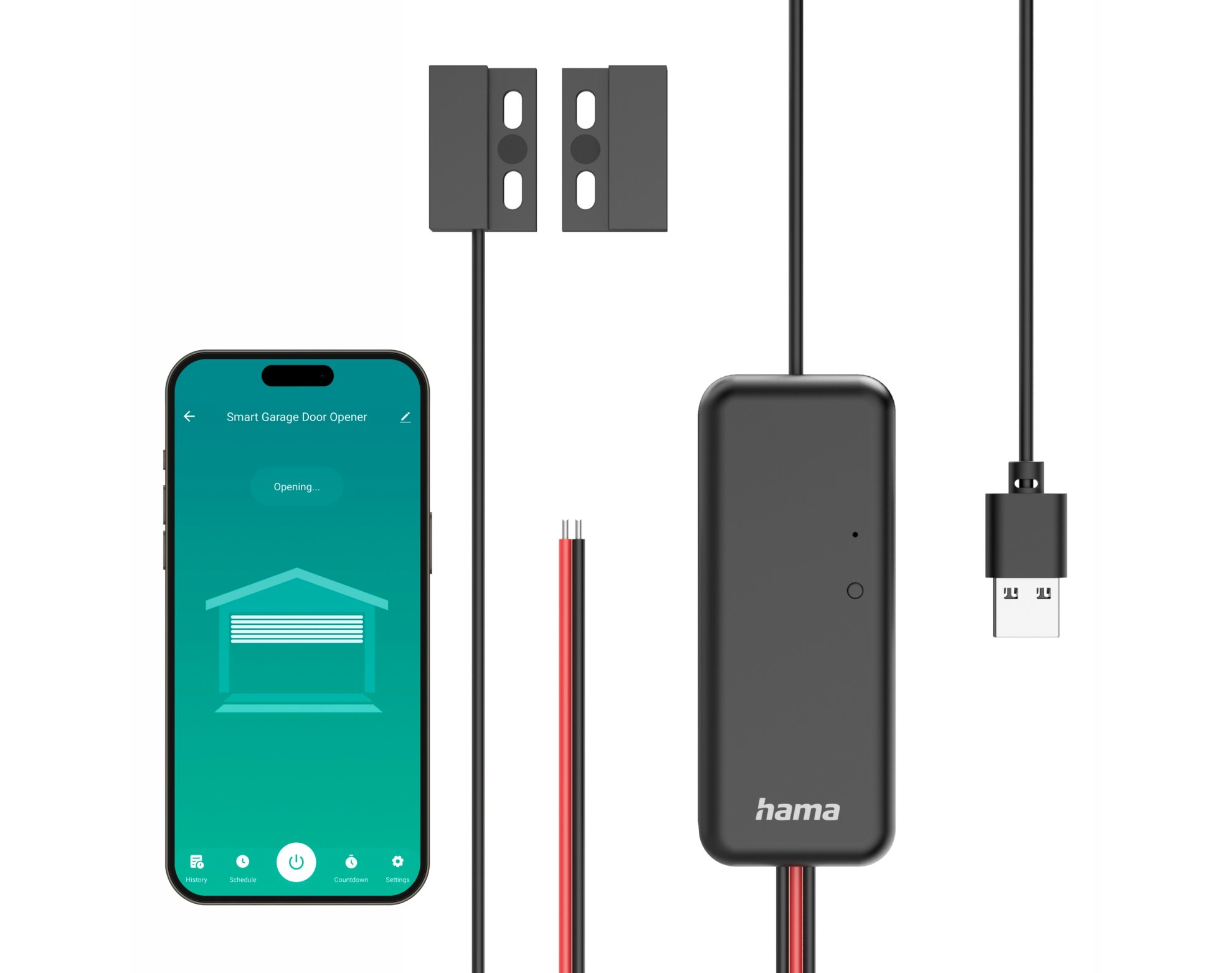 Sterownik Bramy Garażowej Hama Smart WiFi z Geofencingiem i Aplikacją