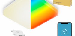 Inteligentna lampa Hama sufitowa LED Wi-Fi RGBW ściemnialna Matter Smart
