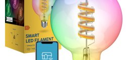 Inteligentna żarówka LED Filamentowa GLOBE E27 RGBW Hama WiFi Smart Matter