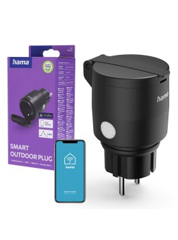 Inteligentne Gniazdo WiFi zewnętrzne Hama z pomiarem zużycia energii SMART