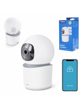 Kamera wewnętrzna obrotowa smart Hama Wi-Fi Full HD