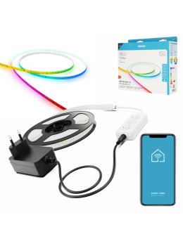 Taśma LED WiFi smart Hama z zasilaczem 5 m, kolory RGB, regulowana aplikacją
