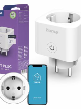 Hama Gniazdko WiFi Kwadratowe Matter 3680W