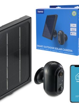 Hama kamera zewnętrzna WIFI akumulatorowa panel słoneczny noktowizor FULLHD
