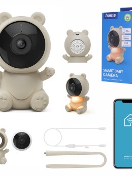 Hama Smart Kamera dla dzieci z dźwiękiem, trybem nocnym i aplikacją