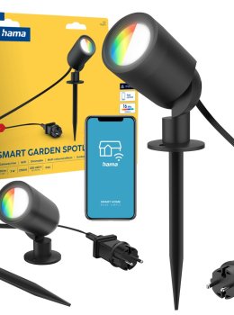 Inteligentna lampa ogrodowa LED Hama WiFi IP65 Matter