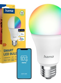 Inteligentna Żarówka LED E27 RGBW Hama WiFi Smart Matter