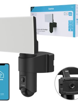 Kamera WiFi Hama z reflektorem, lampą LED, czujnikiem ruchu i noktowizorem FULL HD